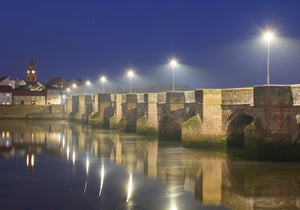 Berwick Old Bridge, Berwick Upon Tweed, Northumberland, 1000 Piece Jigsaw Puzzle