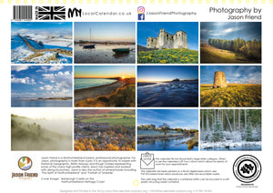 Northumberland 2026 Wall Calendar