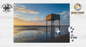 Pilgrim's Causeway on the Holy Island of Lindisfarne, Northumberland, 1000 Piece Jigsaw Puzzle