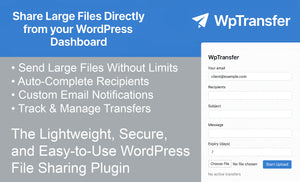 WpTransfer – WordPress Plugin for Sharing Large Files