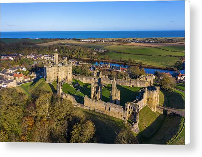 Warkworth Castle, Northumberland Canvas Print