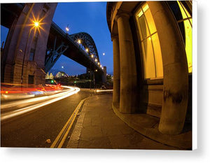 Tyne Bridge & Guildhall, Newcastle Upon Tyne Canvas Print